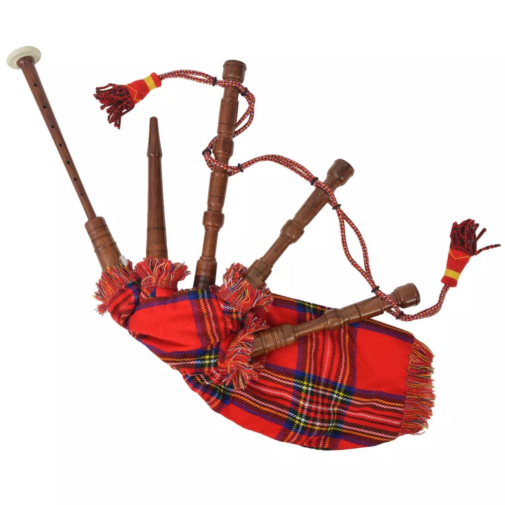 Schottischer Kinder-Dudelsack Great Highland Royal Stewart Tartan Rot Schottischer Kinder-Dudelsack Great Highland Royal Stewart Tartan Rot