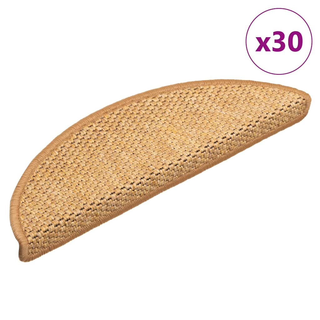 Stufenmatten Selbstklebend Sisal-Optik 30 Stk. 56x17x3 cm Sisal Stufenmatten Selbstklebend Sisal-Optik 30 Stk. 56x17x3 cm Sisal