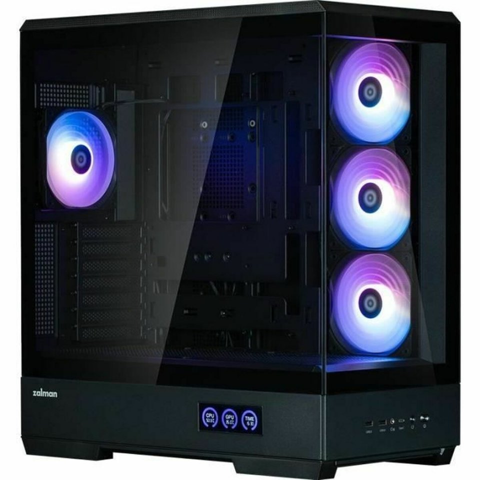ATX Semi-Tower Gehäuse Zalman 8800263650026 Schwarz ATX Semi-Tower Gehäuse Zalman 8800263650026 Schwarz