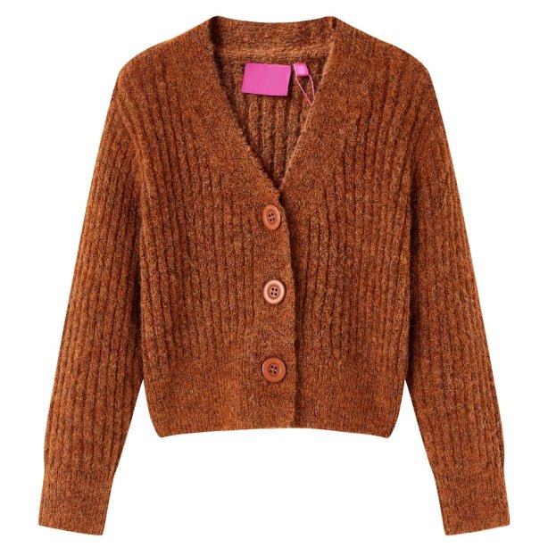 Kinder-Strickjacke Cognac 92 Kinder-Strickjacke Cognac 92