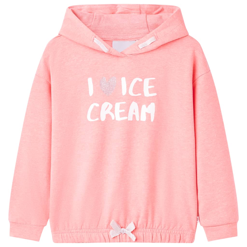 Kinder-Kapuzenpullover Hellrosa 116 Kinder-Kapuzenpullover Hellrosa 116