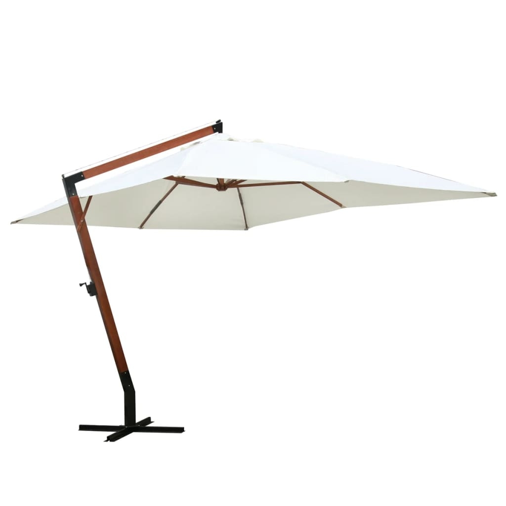 Sonnenschirm 300x400 cm Weiß Sonnenschirm 300x400 cm Weiß