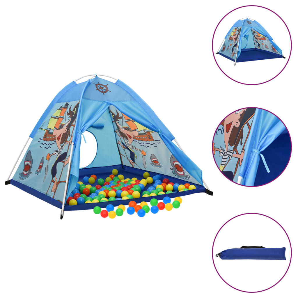 Spielzelt mit 250 Bällen Blau 120x120x90 cm Spielzelt mit 250 Bällen Blau 120x120x90 cm