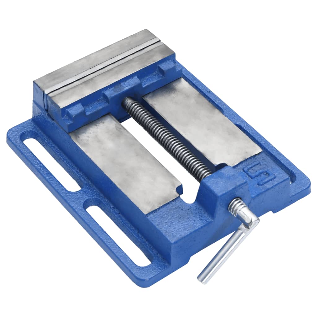Maschinenschraubstock Blau 121 mm Gusseisen Maschinenschraubstock Blau 121 mm Gusseisen