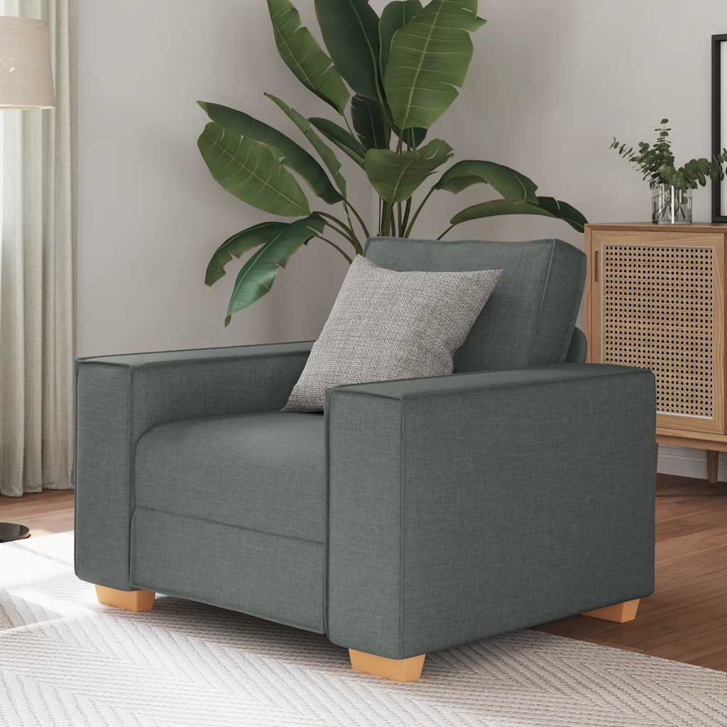 Sofa Stuhl Dunkelgrau 60 cm Stoff Sofa Stuhl Dunkelgrau 60 cm Stoff