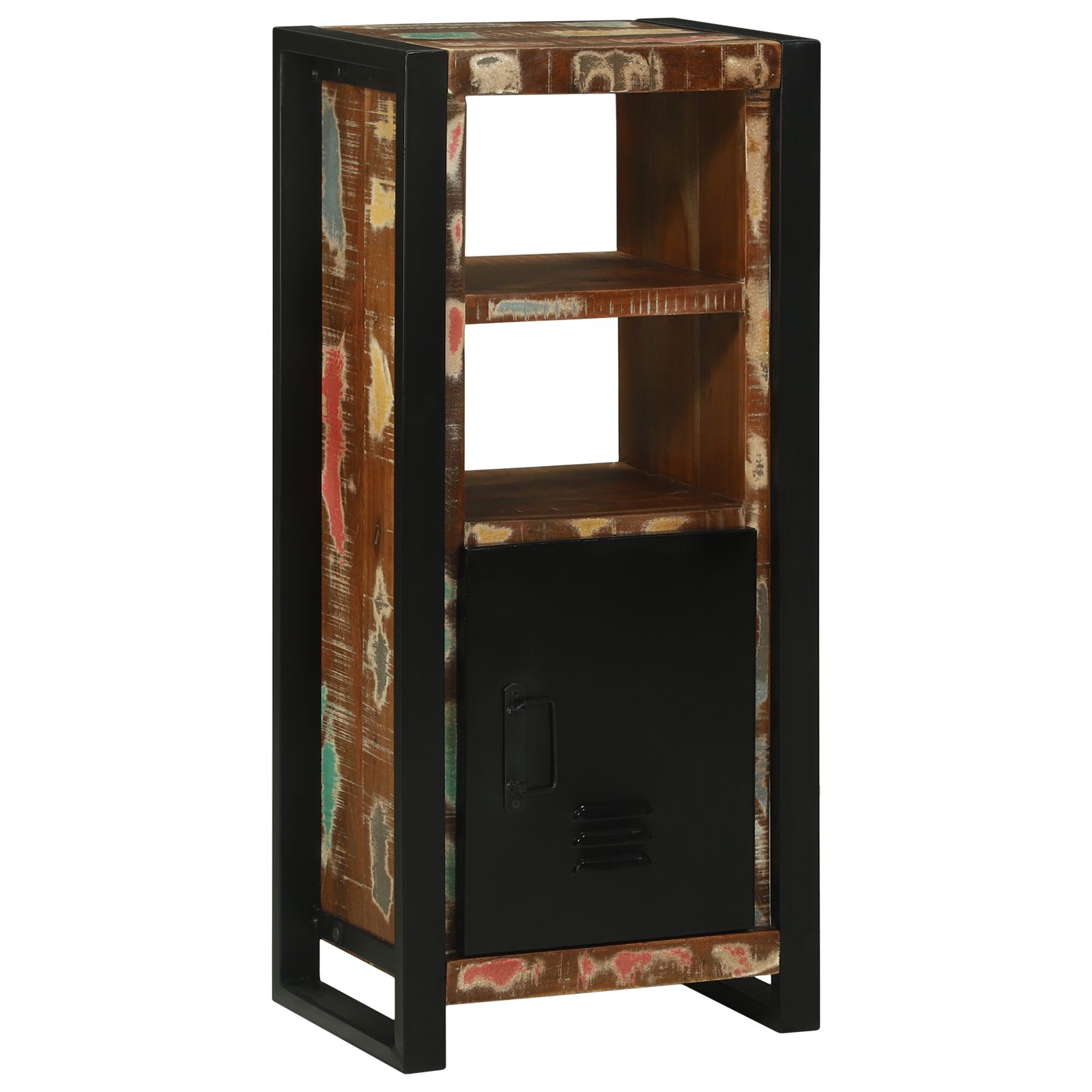 Badezimmer-Wand-Schrank 40x30x90 cm Massivholz Recyceltes Badezimmer-Wand-Schrank 40x30x90 cm Massivholz Recyceltes