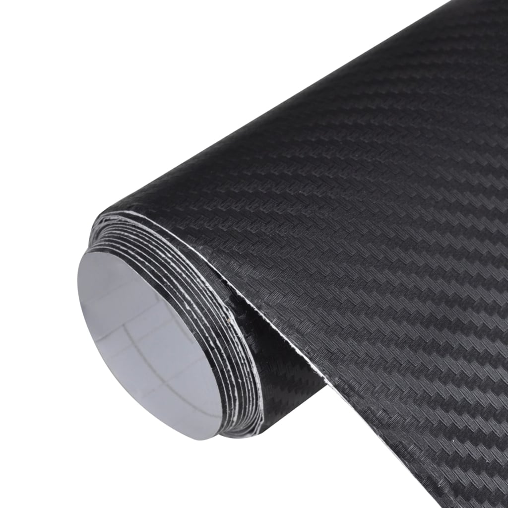 Autofolien 2 Stk. 3D Schwarz 100x150 cm Autofolien 2 Stk. 3D Schwarz 100x150 cm