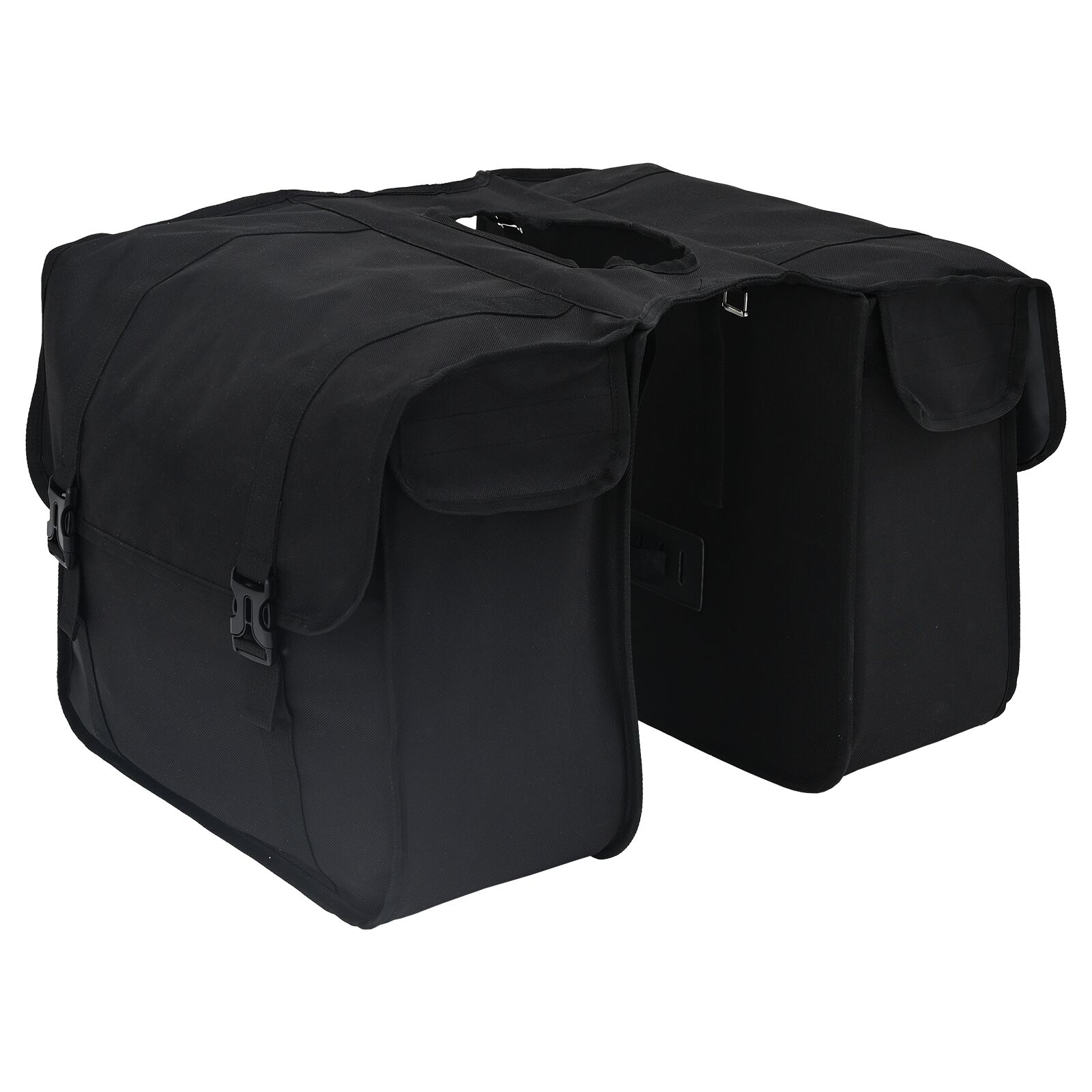 Doppelte Fahrradtasche 48 L Schwarz Doppelte Fahrradtasche 48 L Schwarz