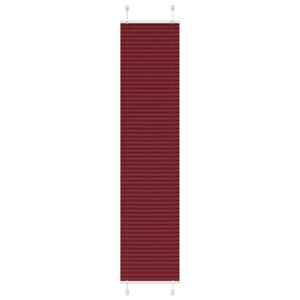 Plissee Bordeauxrot 45x200 cm Stoffbreite 44,4 cm Polyester Plissee Bordeauxrot 45x200 cm Stoffbreite 44,4 cm Polyester