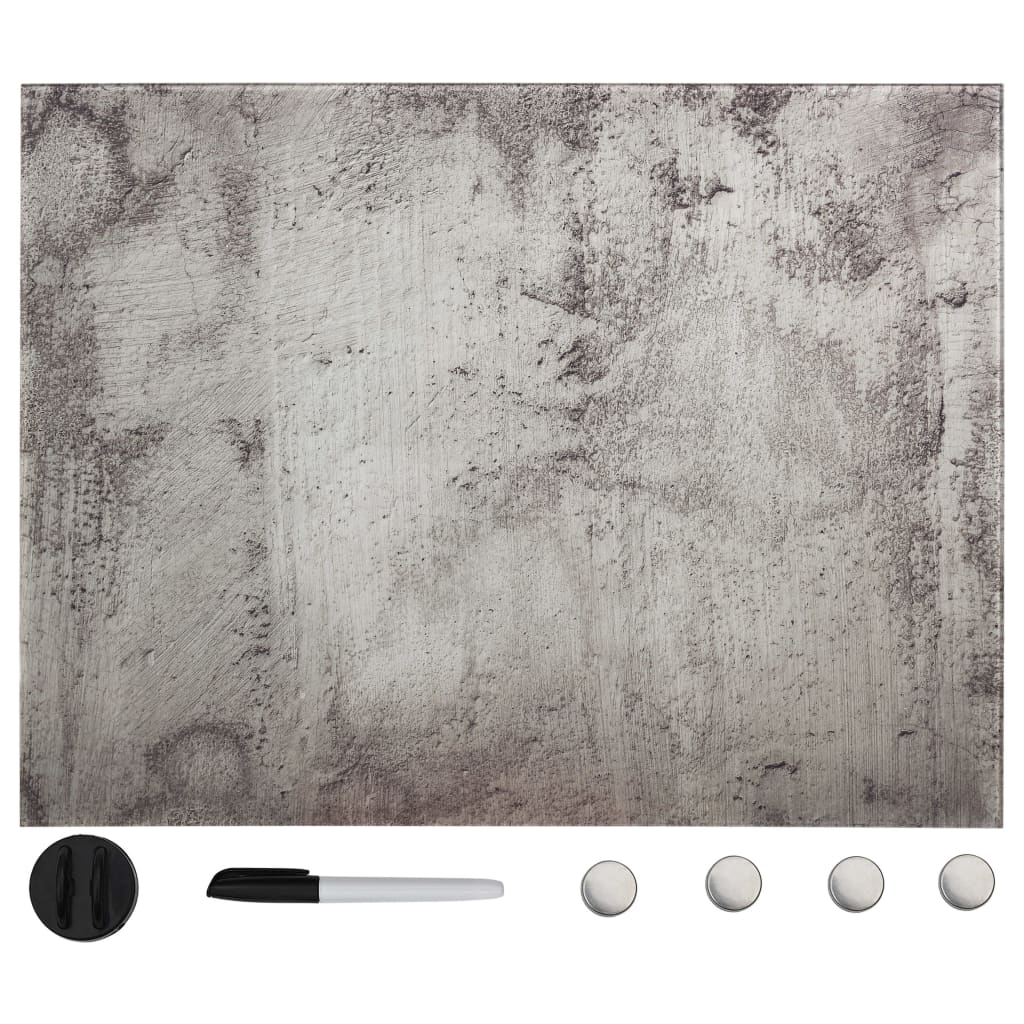 Magnettafel Wandmontage Glas 80x60 cm Magnettafel Wandmontage Glas 80x60 cm