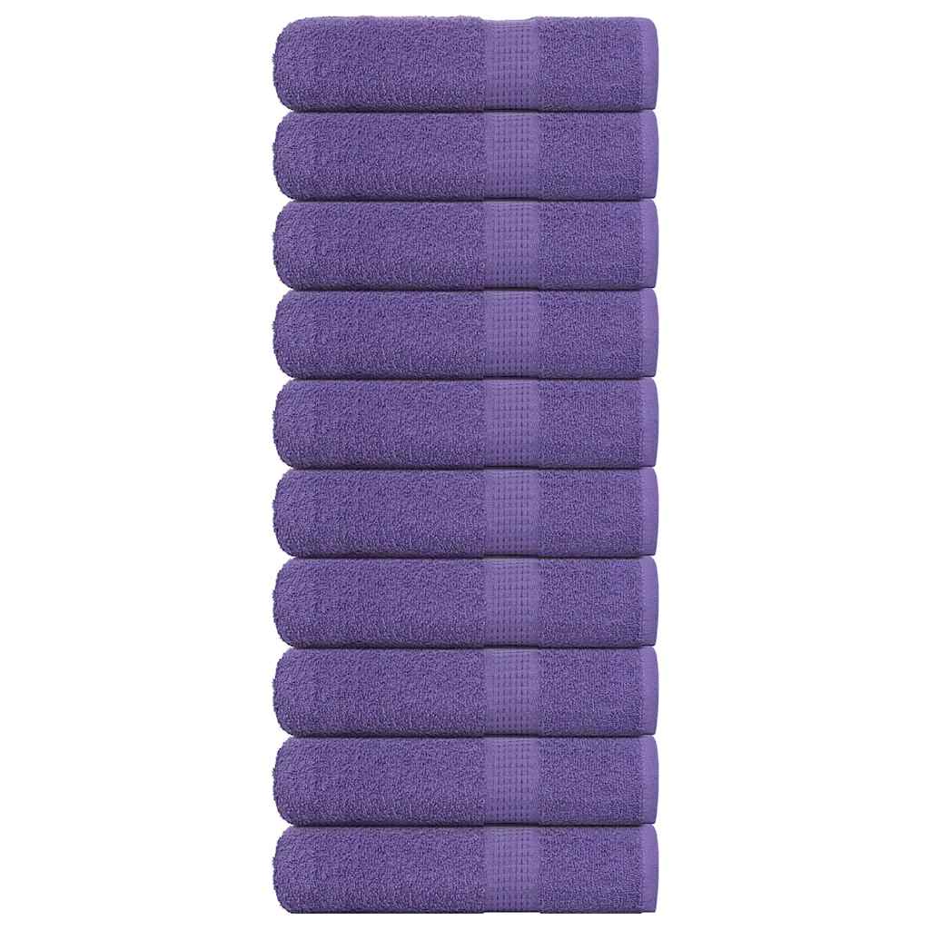 Duschtücher 10 Stk. Lila 70x140 cm 360 g/m² 100% Baumwolle Duschtücher 10 Stk. Lila 70x140 cm 360 g/m² 100% Baumwolle