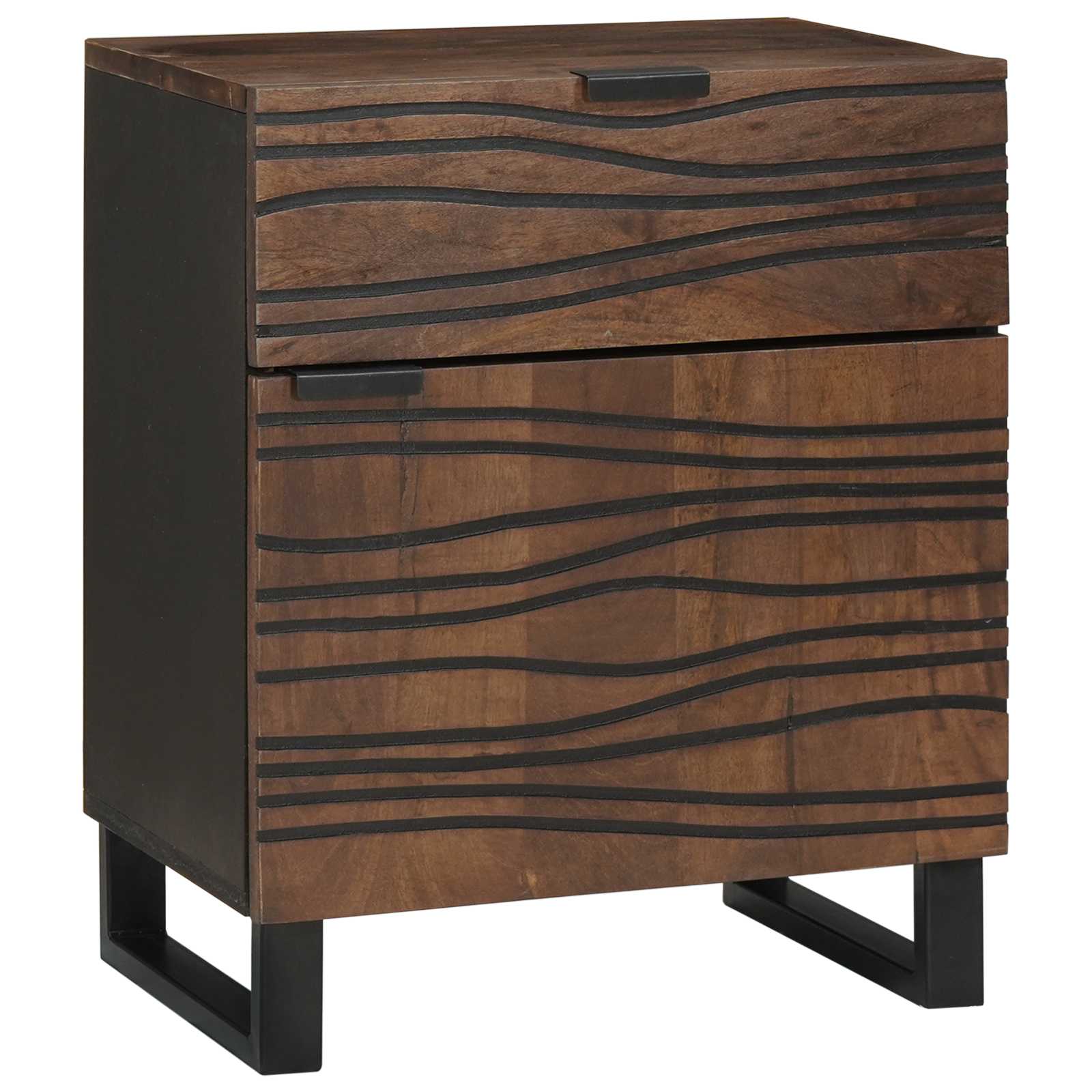 Nachttisch 50x33x60 cm aus Massivwalnuss Nachttisch 50x33x60 cm aus Massivwalnuss