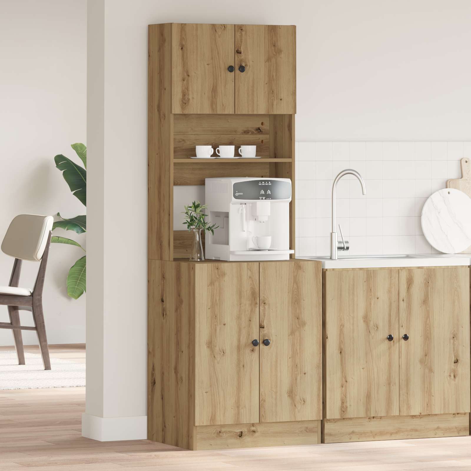 Küchenschrank Artisan Eiche 60x50x180 cm Küchenschrank Artisan Eiche 60x50x180 cm