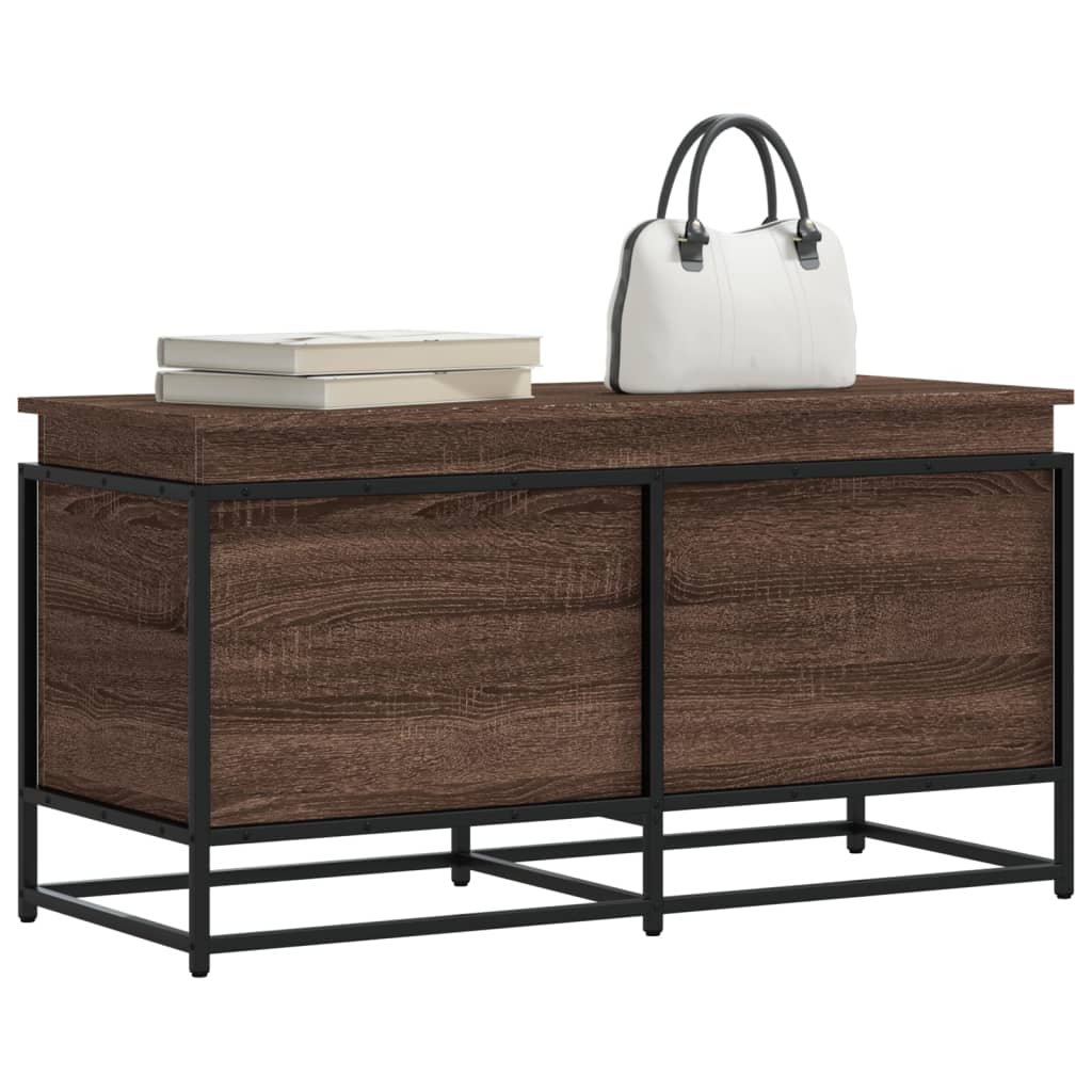 Aufbewahrungsbox mit Deckel Eichen-Optik 100x40x51,5 cm Aufbewahrungsbox mit Deckel Eichen-Optik 100x40x51,5 cm