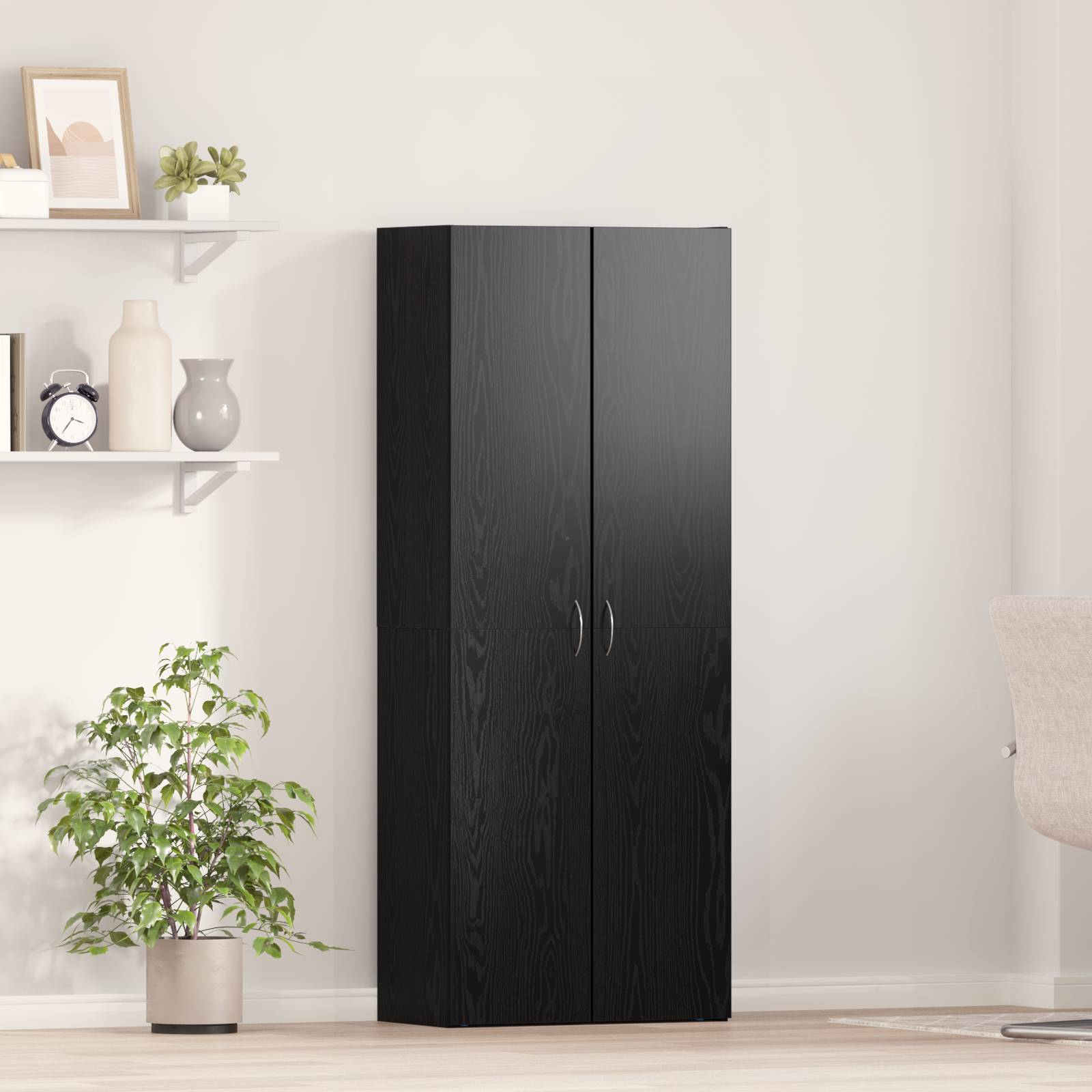 Aktenvernichter Set mit 2 Schwarze Eiche Holzwerkstoff Aktenvernichter Set mit 2 Schwarze Eiche Holzwerkstoff