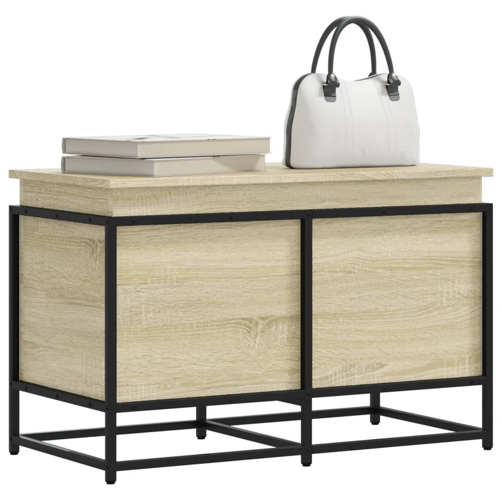 Aufbewahrungsbox mit Deckel Sonoma 80x40x51,5 cm Holzwerkstoff Aufbewahrungsbox mit Deckel Sonoma 80x40x51,5 cm Holzwerkstoff