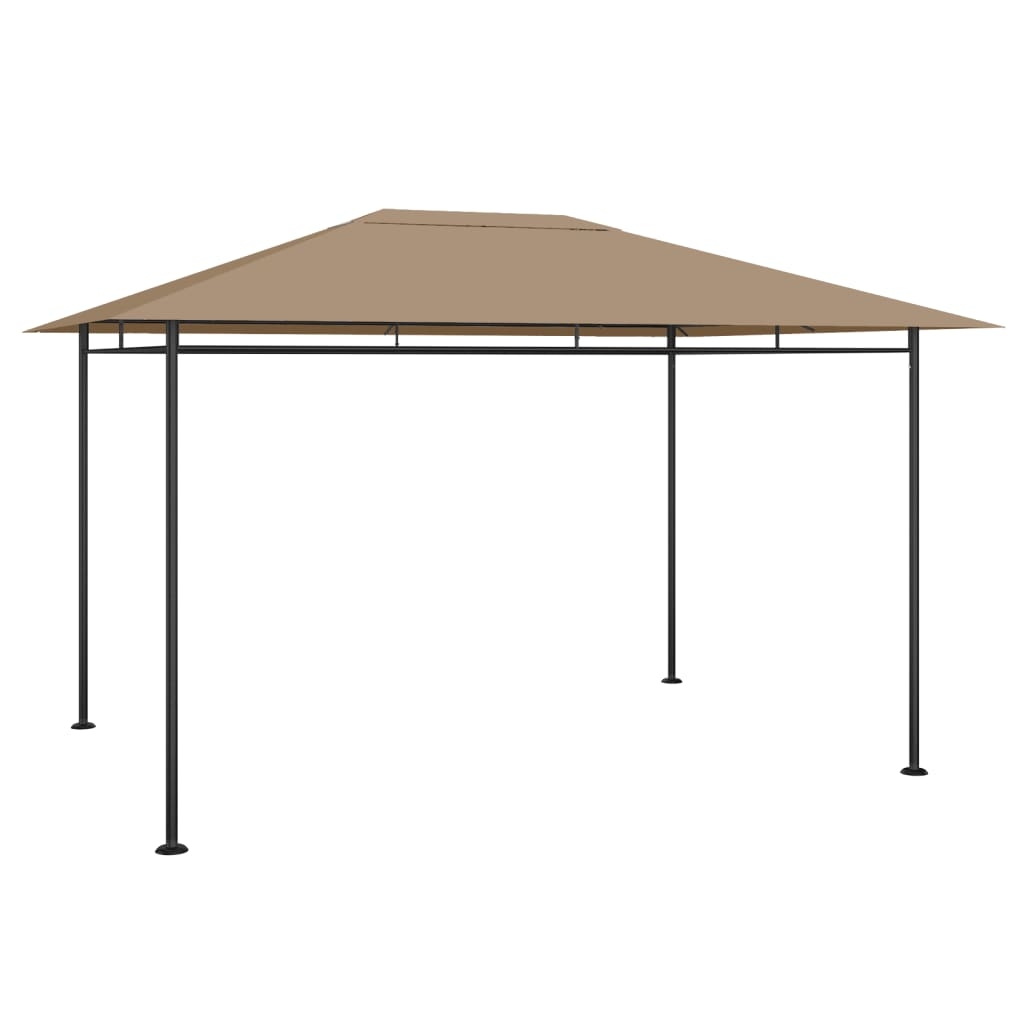 Pavillon 384x281x270 cm Taupe 180 g/m² Pavillon 384x281x270 cm Taupe 180 g/m²