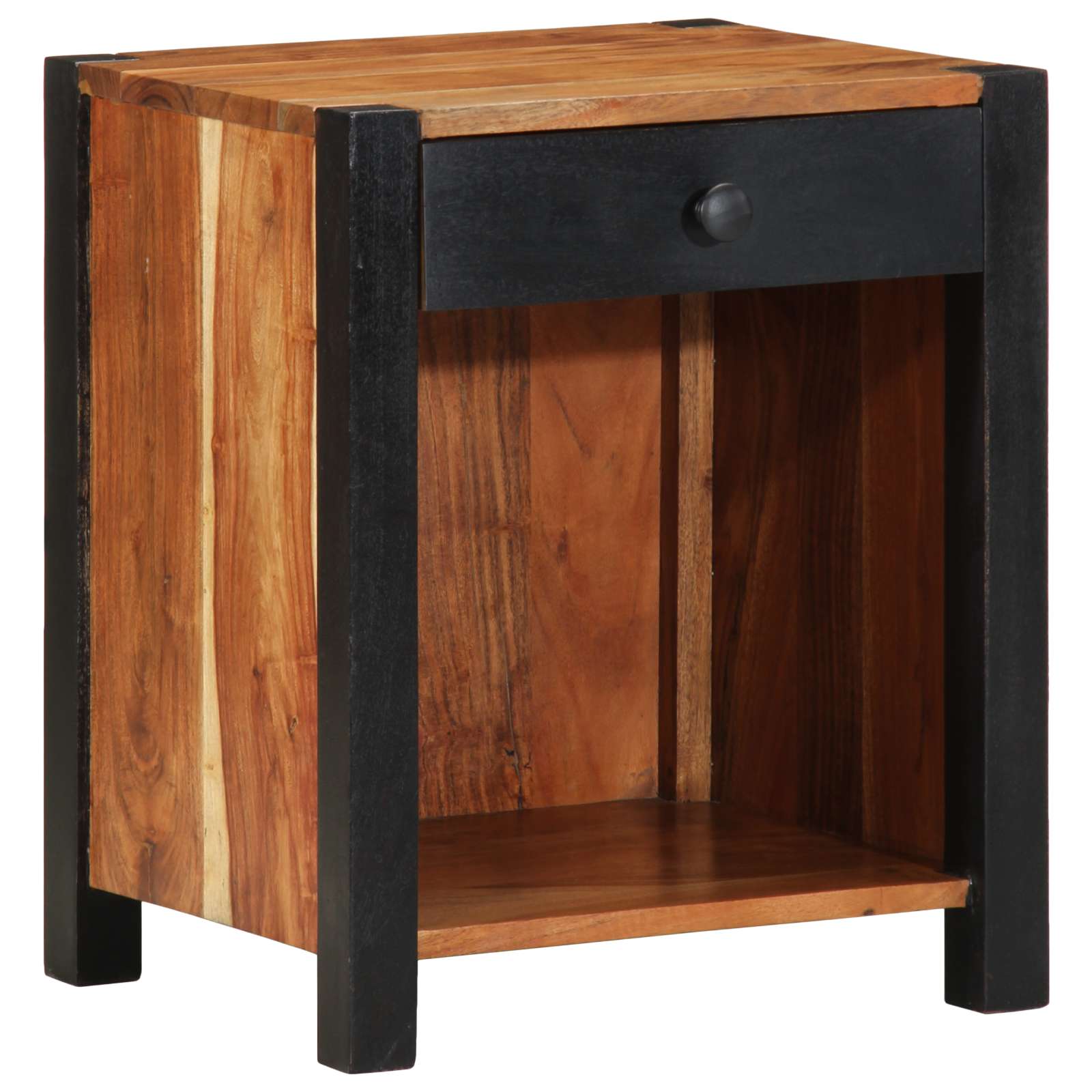 Nachtkonsole 40x35x50 cm Massivholz Akazie Nachtkonsole 40x35x50 cm Massivholz Akazie