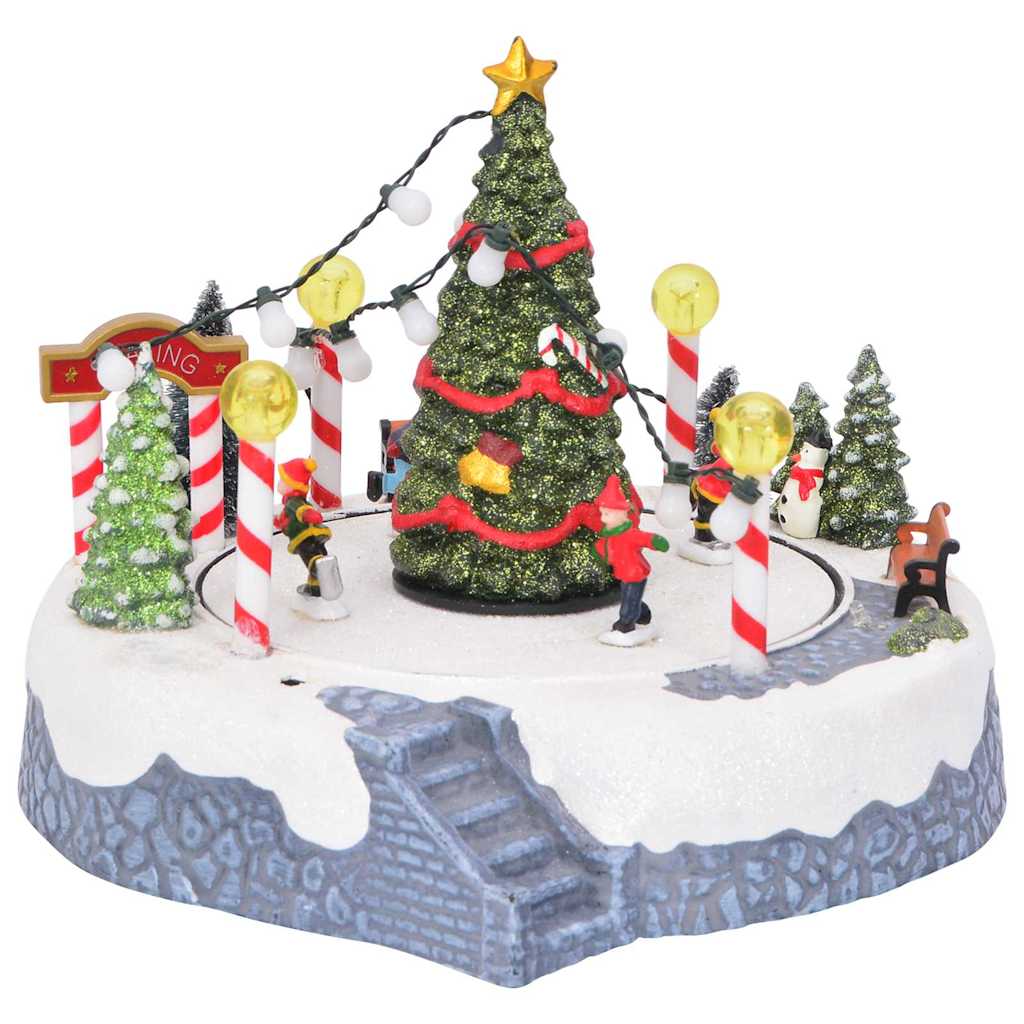 Weihnachtsdorf Mehrfarbig 22 x 21.5 x 17 cm Plastik