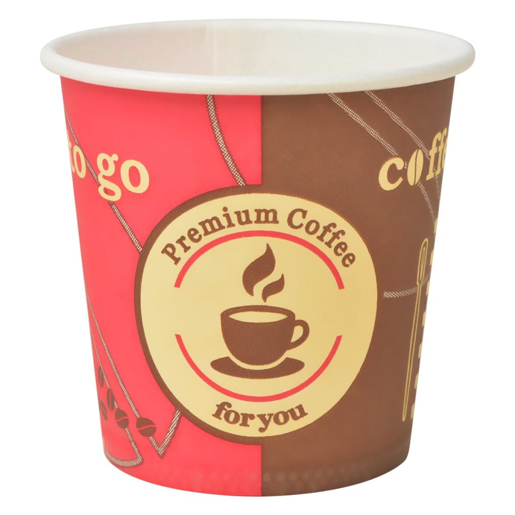 1000 Stk. Einweg-Kaffeebecher Pappe 120 ml (4 oz) 1000 Stk. Einweg-Kaffeebecher Pappe 120 ml (4 oz)