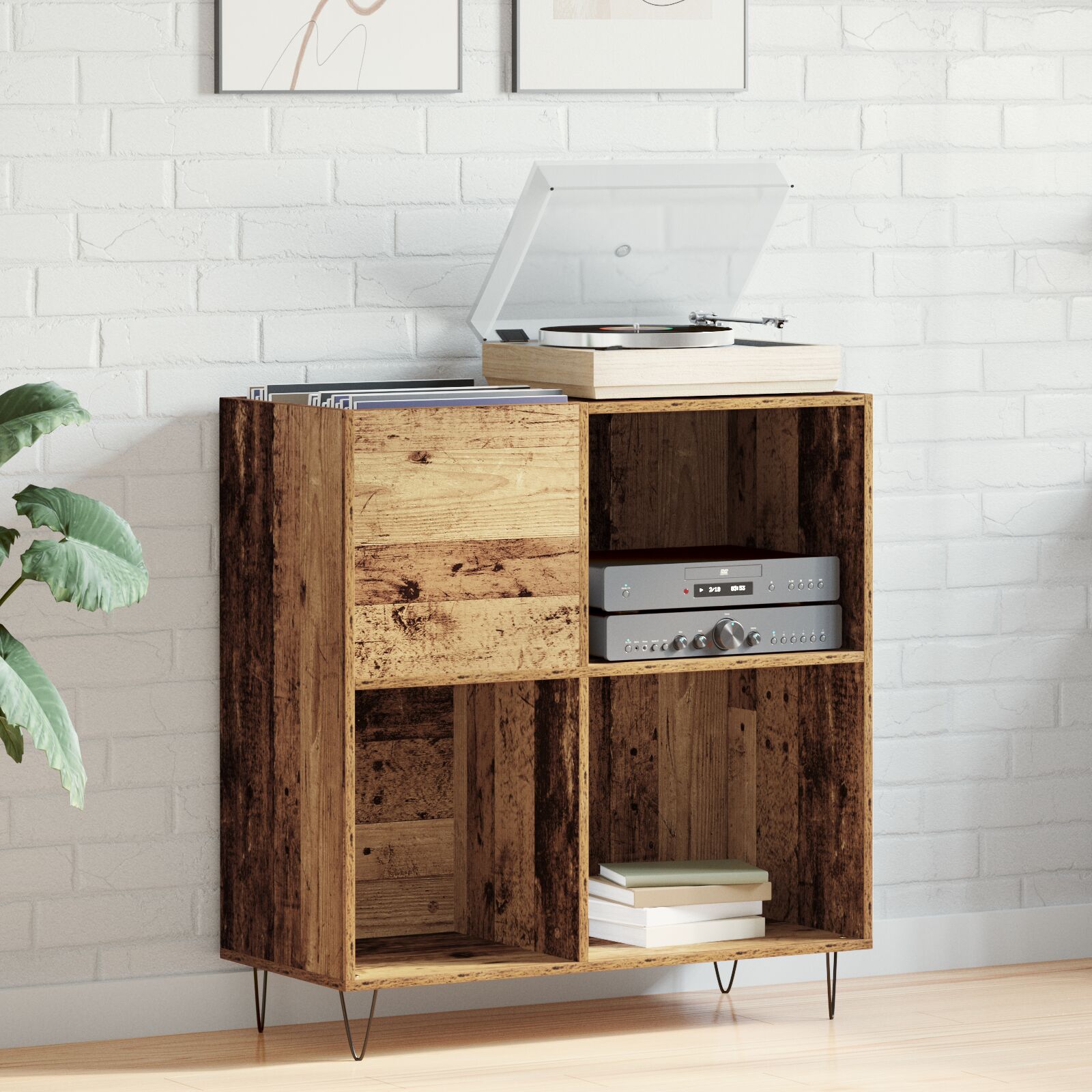 Medienkommode Artisan Eiche 84,5 x 38 x 90 cm Holzwerkstoff