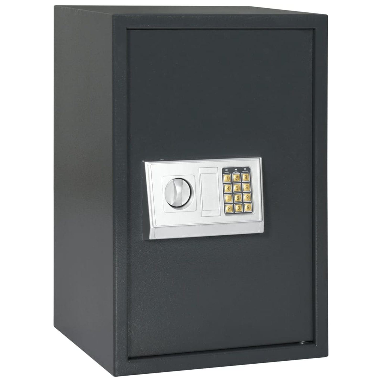 elektronischer Digital Safe mit Regal Dunkelgrau 40x35x60 cm Stahl elektronischer Digital Safe mit Regal Dunkelgrau 40x35x60 cm Stahl