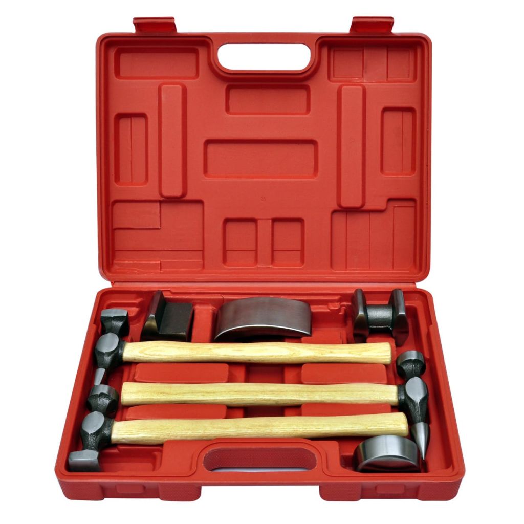 7-tlg. Karosserie-Ausbeulset Ausbeulhammer Dellen-Reparatur-Set 7-tlg. Karosserie-Ausbeulset Ausbeulhammer Dellen-Reparatur-Set