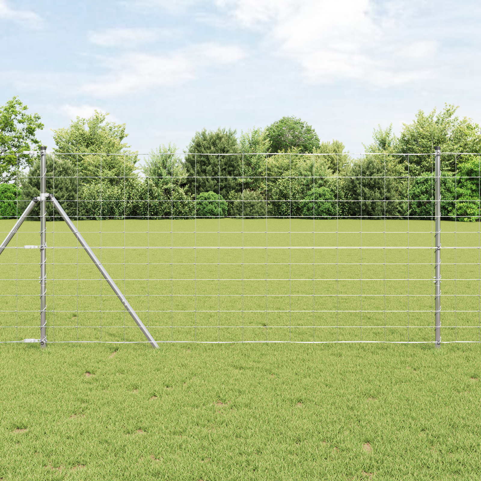 Feldzaun 1,2x25 m verzinkter Stahl Feldzaun 1,2x25 m verzinkter Stahl