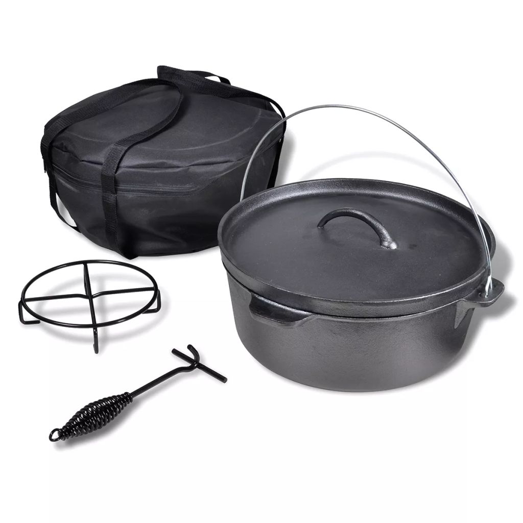 Holländischer Ofen 11,3 l mit Zubehör Holländischer Ofen 11,3 l mit Zubehör