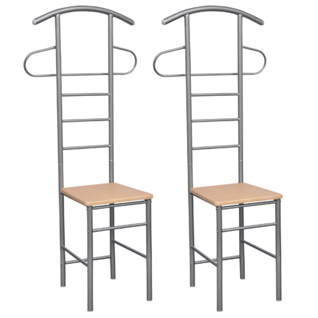 Herrendiener Stühle 2 Stk. Metall Herrendiener Stühle 2 Stk. Metall