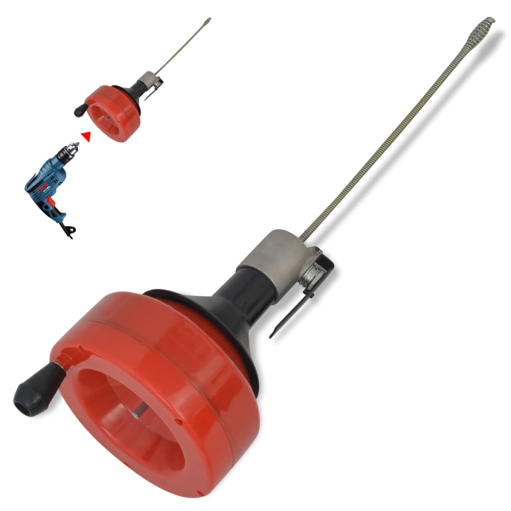 Rohrreinigungsmaschine Hand-/ Bohrbetrieben 8 m Rohrreinigungsmaschine Hand-/ Bohrbetrieben 8 m
