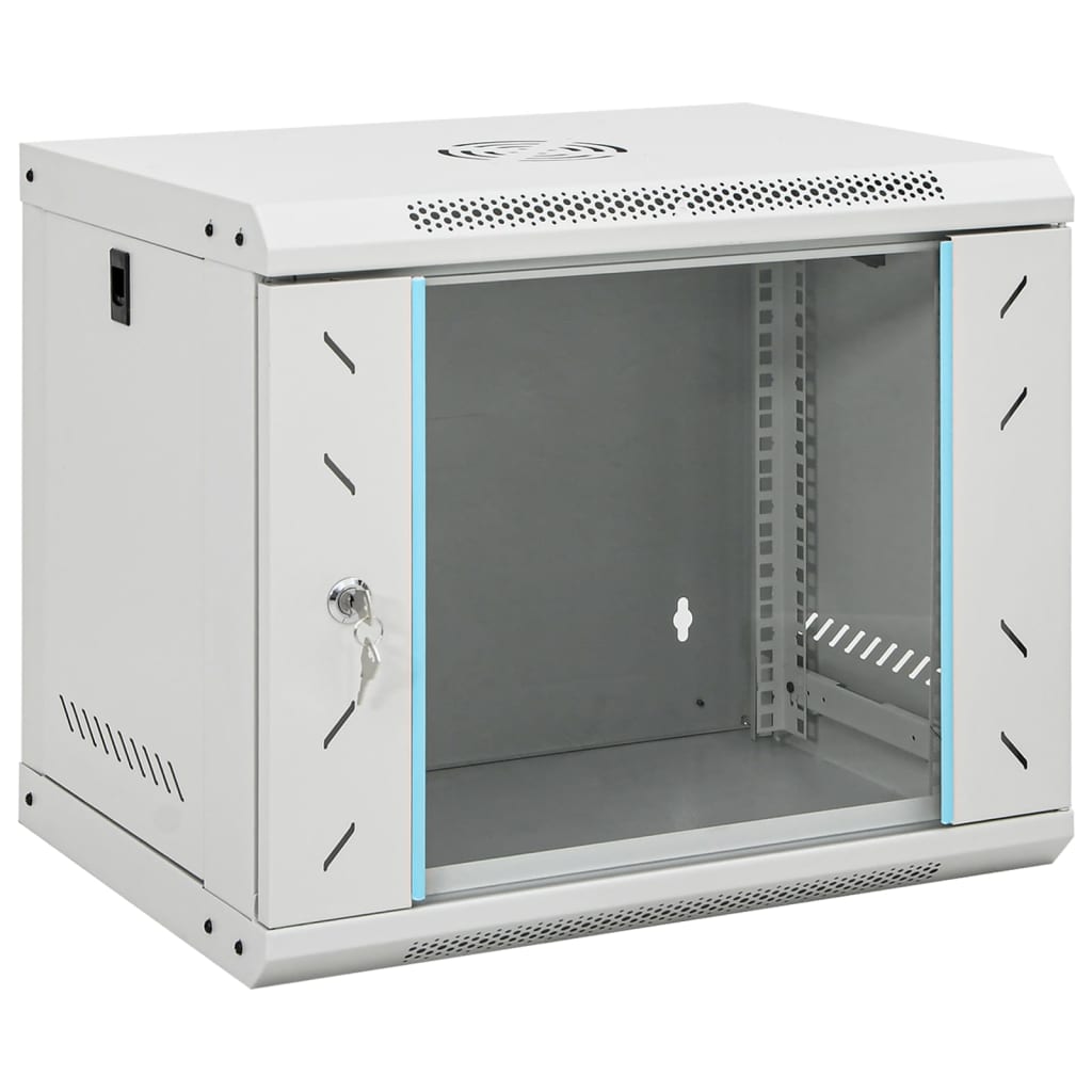 9U Wand-Netzwerkschrank 19" IP20 53x40x45 cm 9U Wand-Netzwerkschrank 19" IP20 53x40x45 cm