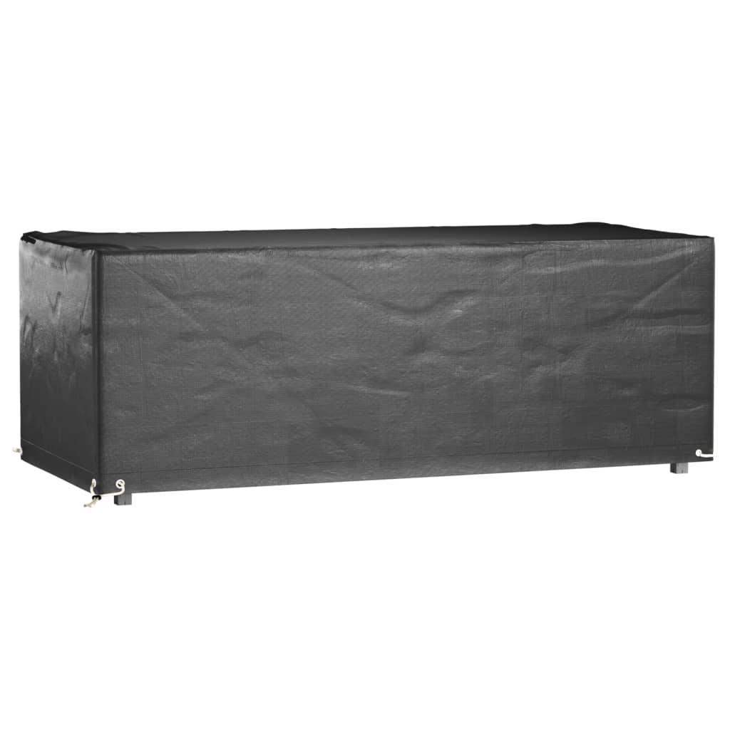 Gartenmöbel-Abdeckung 8 Ösen 192x82x65 cm Rechteckig