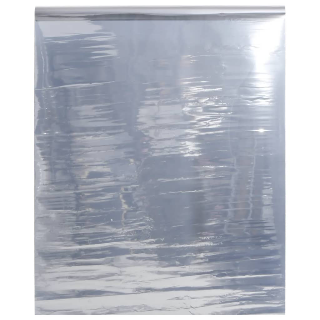 Sonnenschutzfolie Statisch Reflektierend Silbern 45x500 cm PVC Sonnenschutzfolie Statisch Reflektierend Silbern 45x500 cm PVC