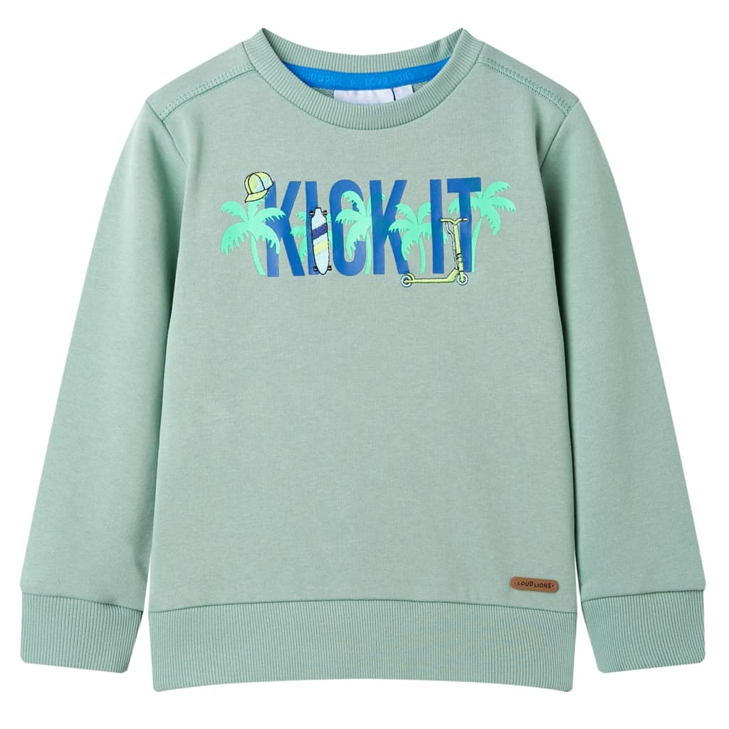 Kinder-Sweatshirt Helles Khaki 92 Kinder-Sweatshirt Helles Khaki 92