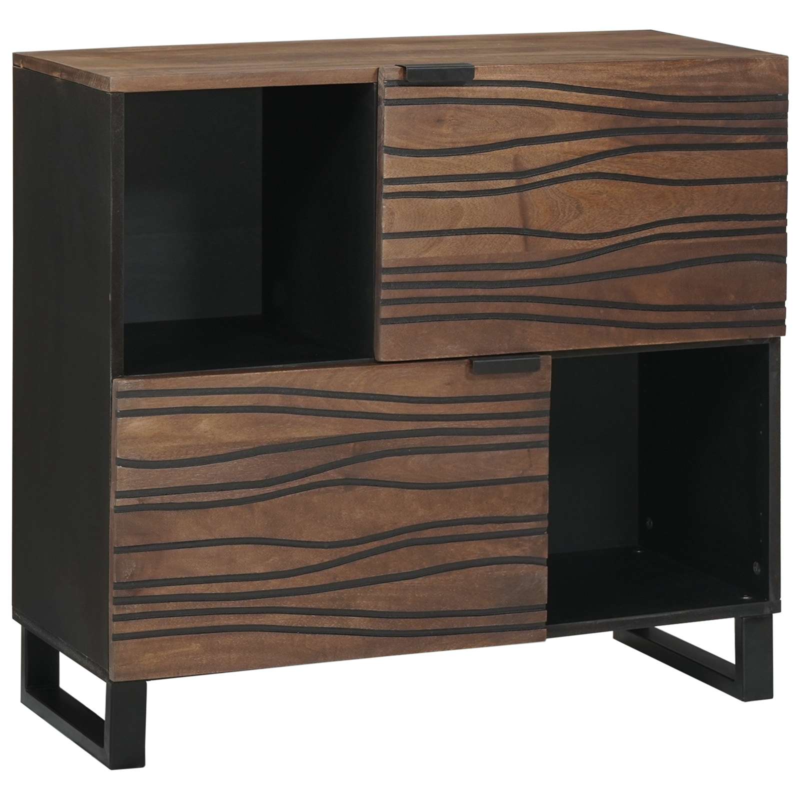 Sideboard 80x33.5x75 cm aus Massivholz Mango Sideboard 80x33.5x75 cm aus Massivholz Mango