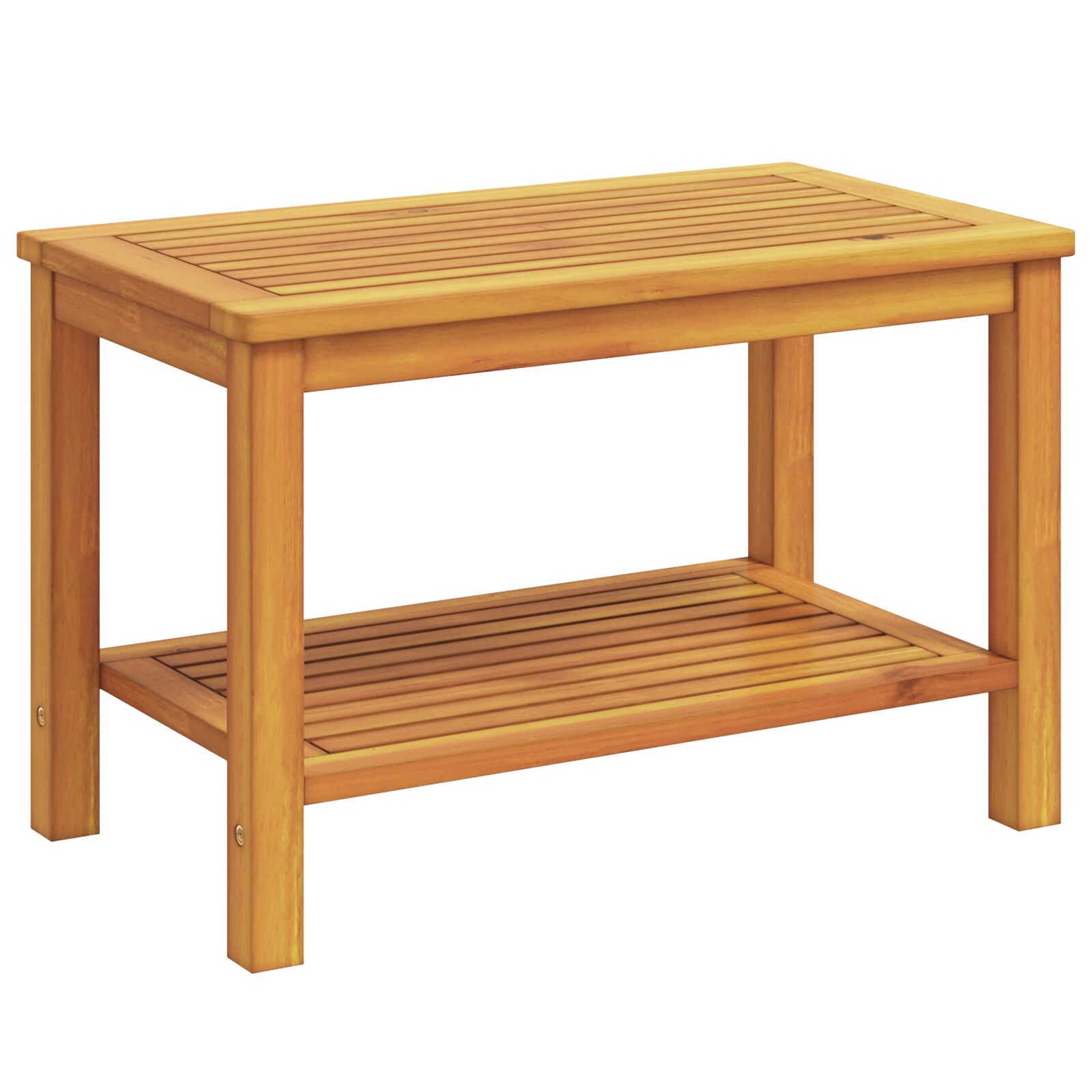 Couchtisch 90x50x45 cm Massives Akazienholz Couchtisch 90x50x45 cm Massives Akazienholz