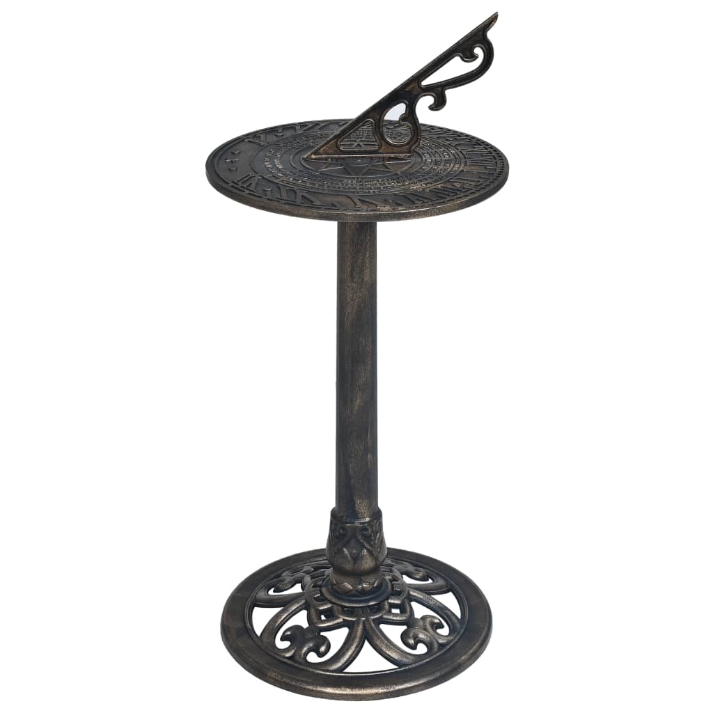 Sonnenuhr Bronze 35,5 x 82 cm Kunststoff Sonnenuhr Bronze 35,5 x 82 cm Kunststoff