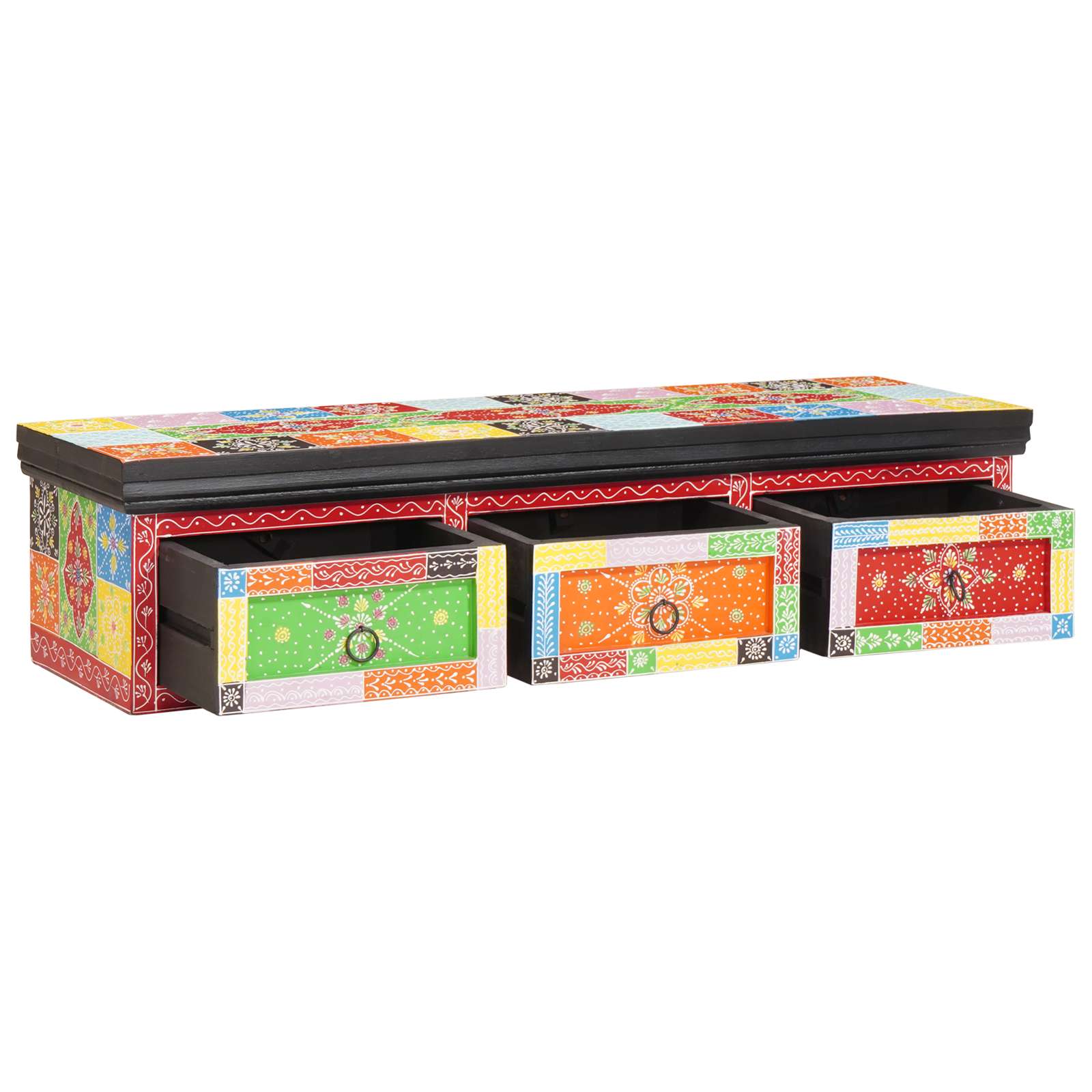 WandTV-Schrank 100x30x24 cm Massivholz Rohes Mango WandTV-Schrank 100x30x24 cm Massivholz Rohes Mango