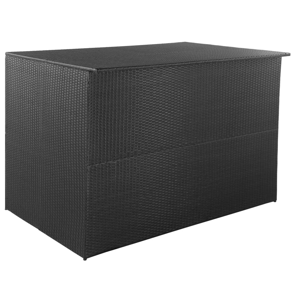 Garden-Auflagenbox Schwarz 150x100x100 cm Poly Rattan Garden-Auflagenbox Schwarz 150x100x100 cm Poly Rattan