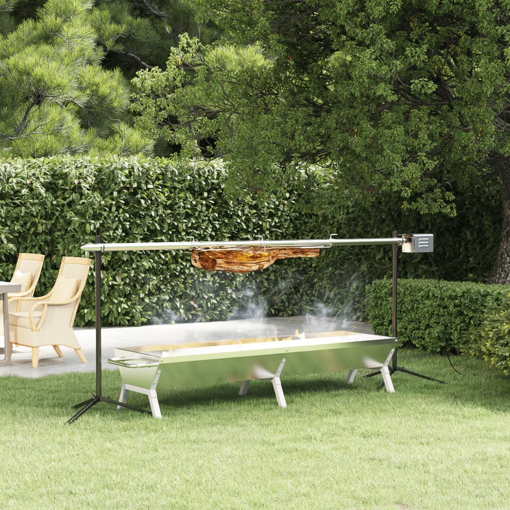 Rotisserie-Grill Automatisch Edelstahl Rotisserie-Grill Automatisch Edelstahl