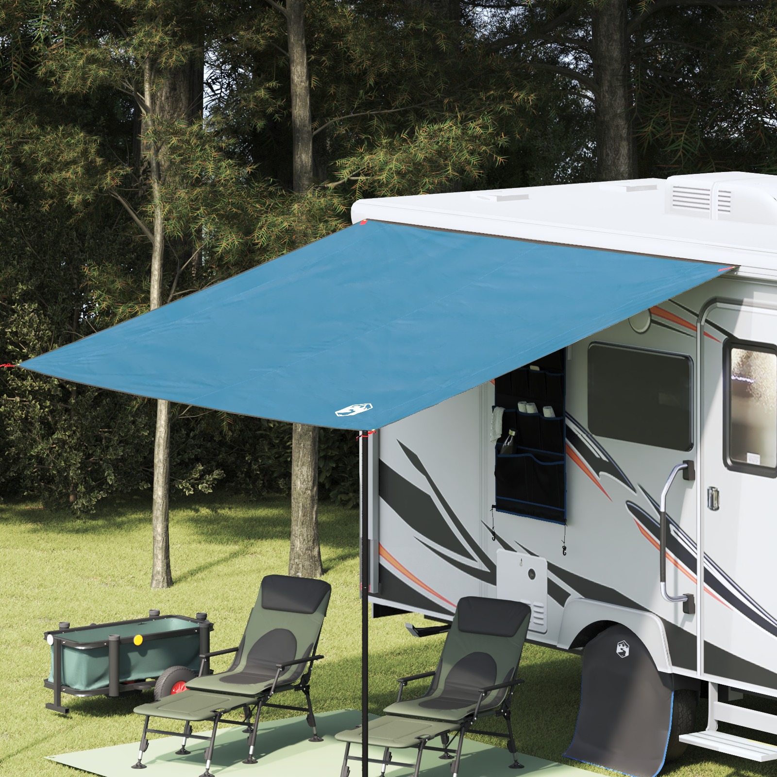 Wasserfeste Plane Blau 300 x 240 cm Wasserfeste Plane Blau 300 x 240 cm
