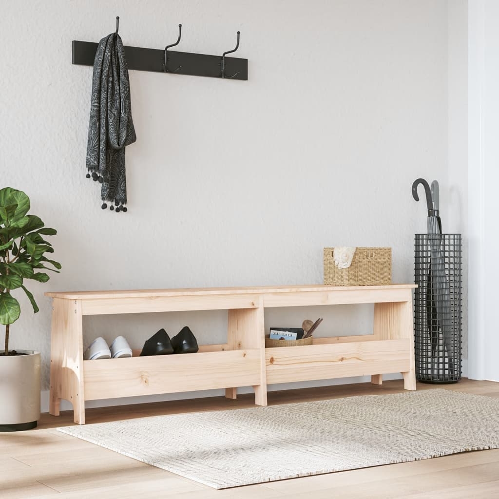 Flurbank 160x28x45 cm Massivholz Kiefer Flurbank 160x28x45 cm Massivholz Kiefer