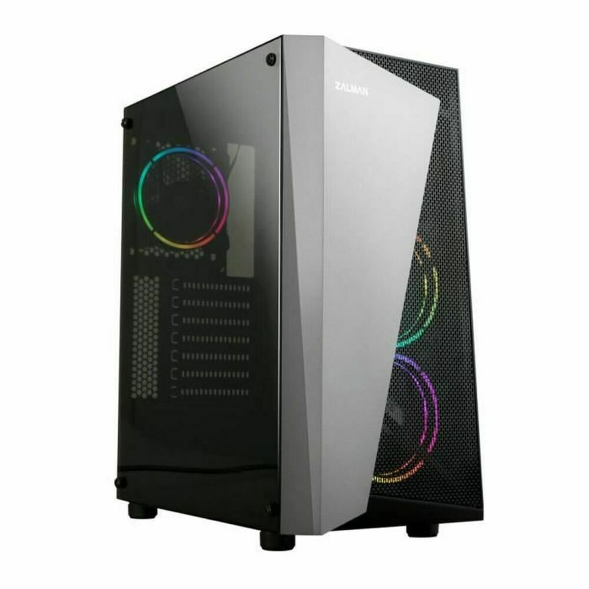 ATX Semi-Tower Gehäuse Zalman S4 Plus Schwarz ATX Semi-Tower Gehäuse Zalman S4 Plus Schwarz