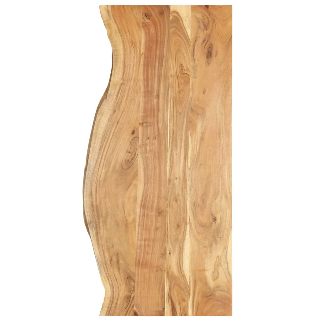 Badezimmer-Waschtischplatte Massivholz Akazie 140x52x2,5 cm Badezimmer-Waschtischplatte Massivholz Akazie 140x52x2,5 cm