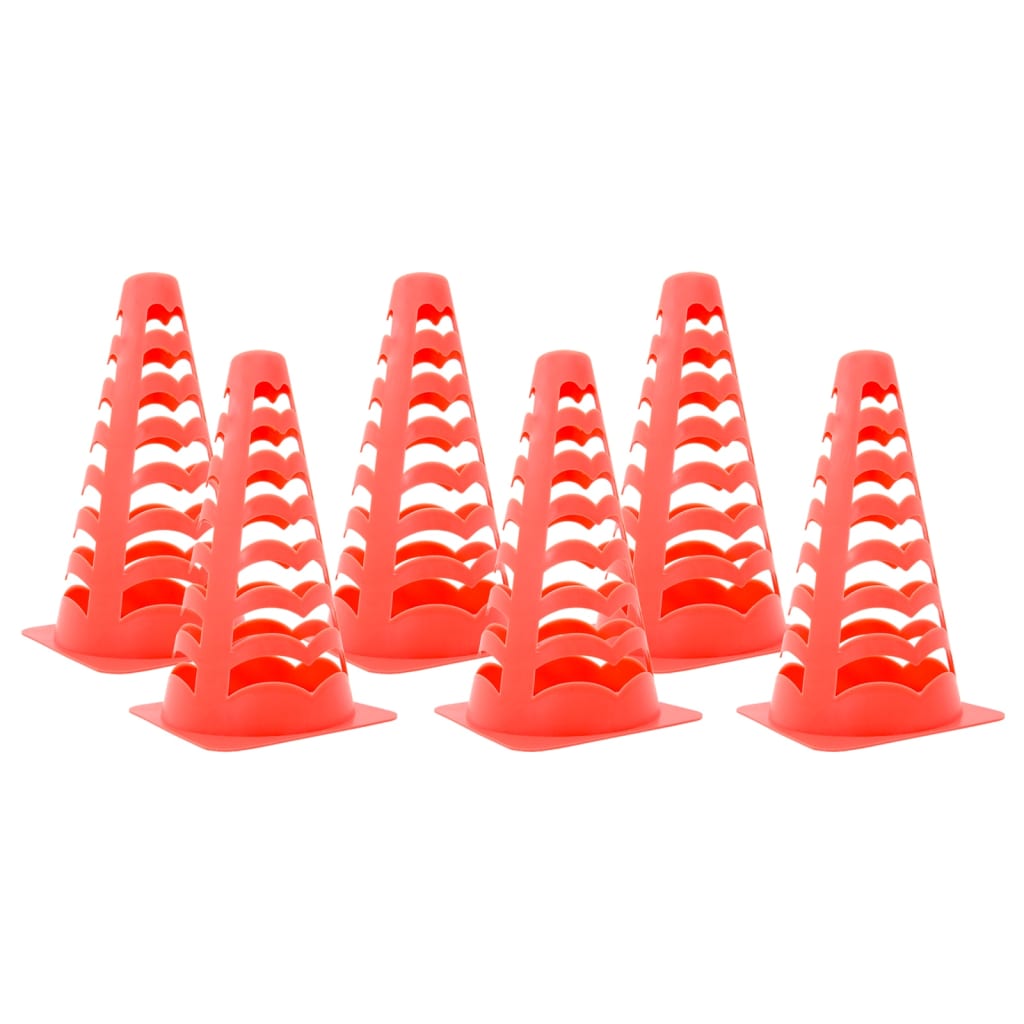 Fußballkegel 6 Stk. Stapelbar Orange 13x13x22,5 cm Fußballkegel 6 Stk. Stapelbar Orange 13x13x22,5 cm