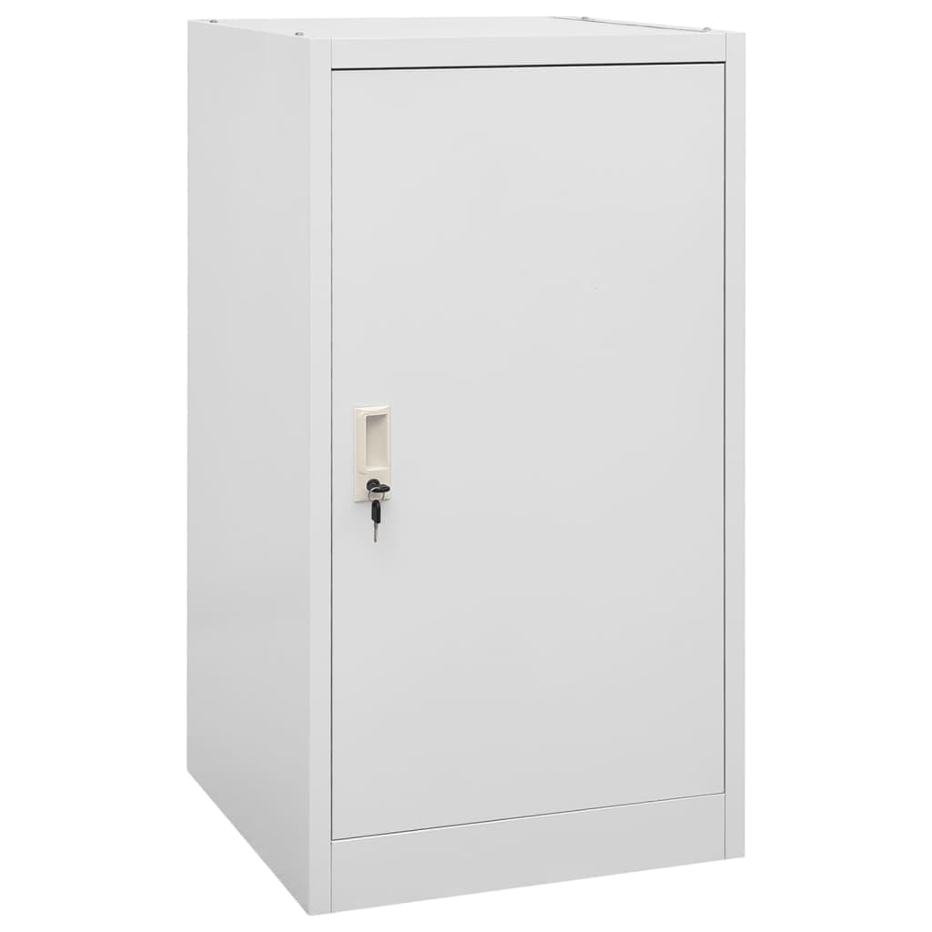 Sattelschrank Hellgrau 53x53x105 cm Stahl Sattelschrank Hellgrau 53x53x105 cm Stahl