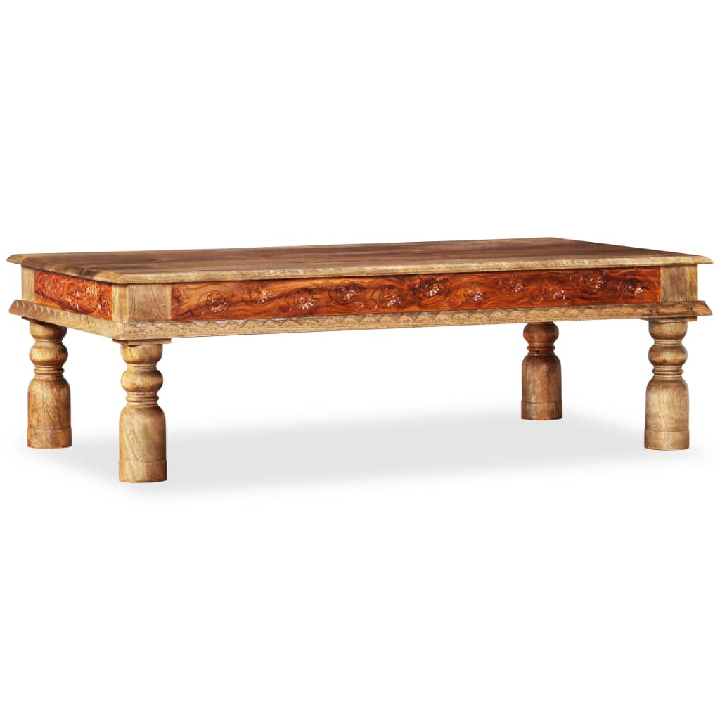 Couchtisch Massivholz Mango Akazie 110x60x38 cm Couchtisch Massivholz Mango Akazie 110x60x38 cm