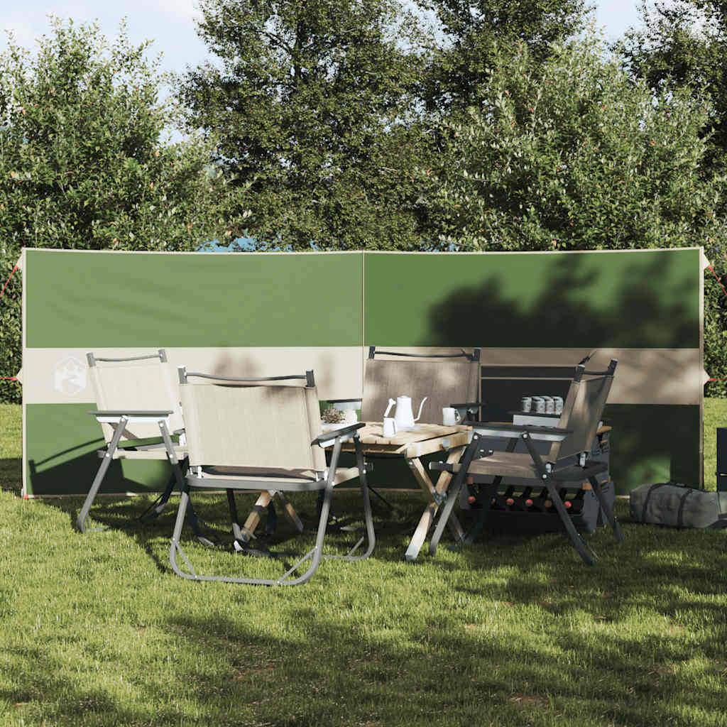 Camping-Windschutz Grün 344x120 cm Wasserdicht Camping-Windschutz Grün 344x120 cm Wasserdicht