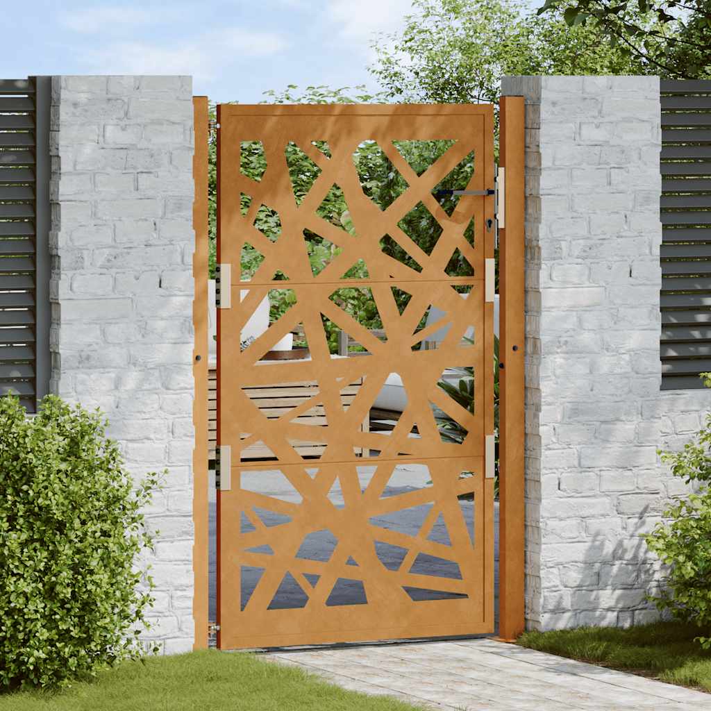 Gartentor 105x155 cm Wetterfester Stahl Lichtdesign Gartentor 105x155 cm Wetterfester Stahl Lichtdesign